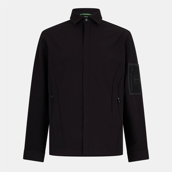 HUGO BOSS Риза с дълъг ръкав Boss Men's Expedit Long Sleeve Oxford Shirt - Black