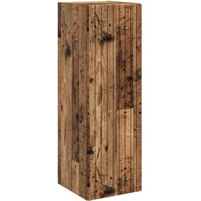 vidaXL Стенно Баня Кабинет Старо дърво 33 x 34, 5 x 100 см (890660)