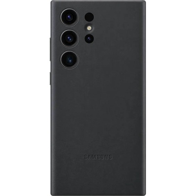 Samsung Leather Cover EF-VS918LB - оригинален кожен кейс (естествена кожа) за Samsung Galaxy S23 Ultra (черен)