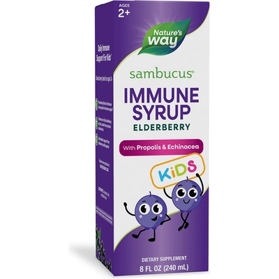 Sambucus Immune Syrup for Kids / Самбукус Immune сироп с ехинацея за деца х 240 ml Nature’s Way (15359)