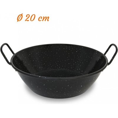 Garcima Smaltovaná hľboká panvica Paella WOK 20 cm
