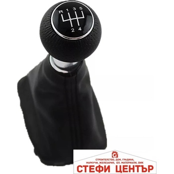 Image 1 of Paolo Топка за скоростен лост с маншон съвместима с Audi A4 2001-2007 - 5 скорости (58490)