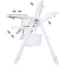 Jídelní židličky Chipolino Master Chef Platinum