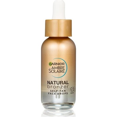 Garnier Ambre Solaire Natural Bronzer Self-Tan Face Drops samoopalovací kapky na obličej 30 ml unisex – Zboží Mobilmania