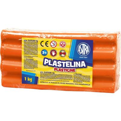 Astra Plastelína 1kg Oranžová