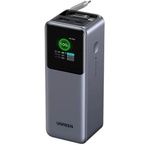 UGREEN Преносимо зарядно устройство UGREEN Power Bank, Nexode Power Bank 20000mAh, с подвижен кабел, 165W, цифров дисплей, сиво (95670B)