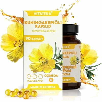 Vitateka Pupalkový olej 500 mg, 90 kapslí