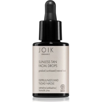JOIK Organic Sunless Tan автобронзантни капки за лице 30ml