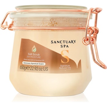 Sanctuary Spa Signature Natural Oils скраб със сол за подхранване и хидратация 650 гр