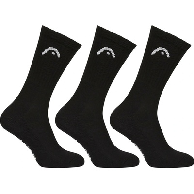 HEAD 701229015 001 vysoké 3PACK čierne