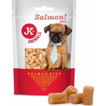 JK ANIMALS Meat Snack Puppy Salmon Bits lososová mini pochoutka pro štěňata 50 g