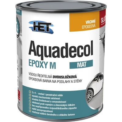 Het Aquadecol Epoxy M - bílý 5 kg (4,25 kg Složky 1 + 750 g Složky 2)