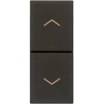 Vimar 30062. G Бутон за щори Linea, 1P NO + 1P NO 10 A 250 V~ 1М, Black, (VM30062.G)
