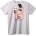 NOONEBRAND Тениска OMG! Плачещо лице - 2XL, White