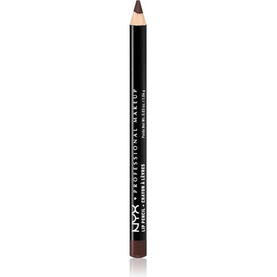 NYX Professional Makeup Slim Lip Pencil прецизен молив за устни цвят 820 Espresso 1 гр