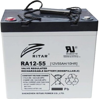Ritar Power RITAR Оловна Батерия /за електрически колички/ (EV12-55) AGM 12V / 55Ah - 229 / 138 / 211 mm (RITAR-EV12-55)