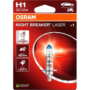 OSRAM night breaker laser 1bl h1 55w 3400k