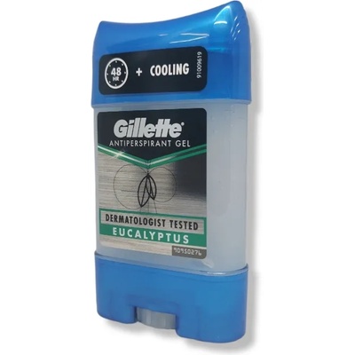 Gillette стик гел против и изпотяване 70мл, Eucalyptus