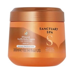 Sanctuary Spa Бита кремообразна суфле за тяло с натурални масла 300 мл Лосион за тяло
