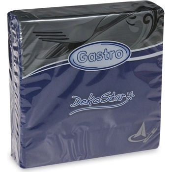 Gastro Dekostar 88003 servítky 2V tmavomodré 40ks 40x40cm