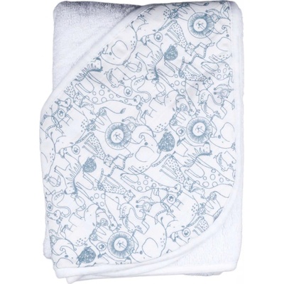 XKKO BMB Bambusová froté osuška s kapucňou 90x90 Safari W/Mountain Spring