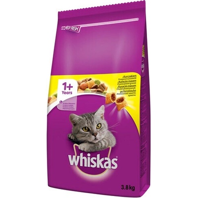 WHISKAS s kuracím mäsom 3,8 kg