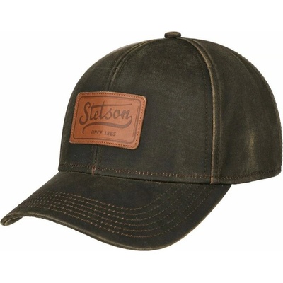 Stetson Leather Patch Baseball Cap