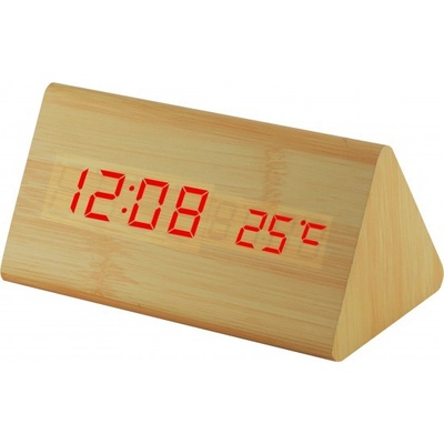 Digitálny LED budík s dátumom a teplomerom EuB8465 RED, 15cm