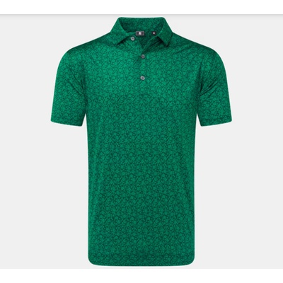 FootJoy polo Painted Floral - zelené: Pánské XL