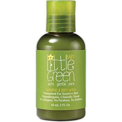 Little Green Baby Shampoo & Body Wash Šampón a sprchový gél pre bábätká 60 ml