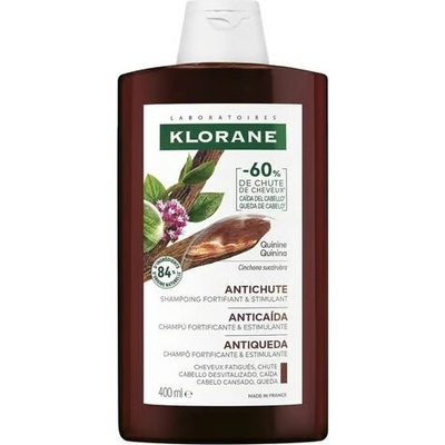 Klorane šampon s chininem a BIO plesnivcem alpinským 400 ml