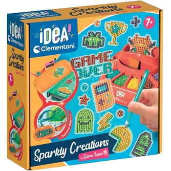 Clementoni Творчески комплект Clementoni Idea - Диамантена мозайка, Game Over (18774)