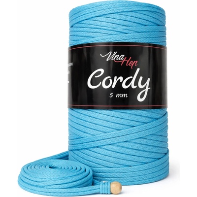 Cordy 5 mm tyrkysová 8127