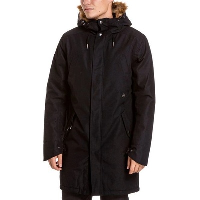 Meatfly Zimná pánska bunda Lars Parka black
