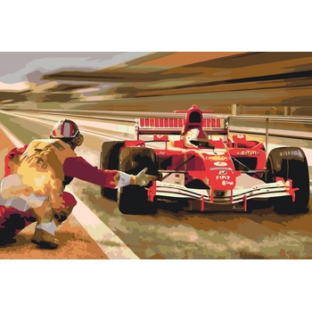 Vymalujsisam.sk Maľovanie podľa čísiel Pretekárska formula