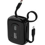 Dudao Външна батерия Dudao K32 10000 mAh с вграден USB-C/Lightning кабел - ч (10309098)