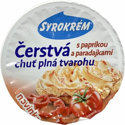 Syrokrém čerstvá chuť s paprikou a paradajkou 80 g