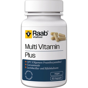 Raab Vitalfood Мултивитамин плюс - 60 капсули