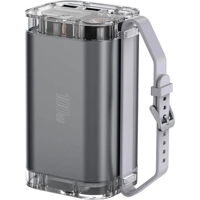 4smarts Външна батерия с 2xUSB-A, 2xUSB-C и технология за бързо зареждане - 4smarts Power Bank Lucid Ultra 40000 mAh 100W (черен) (540100)