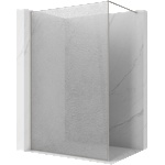 Mexen Kioto душ стена Walk-in 110 x 200 cm, crackle прозрачно 12 mm, четкан никел (800-110-101-97-04-X)
