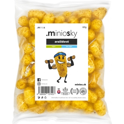 Miniosky kukuričné chrumky arašidové 60 g