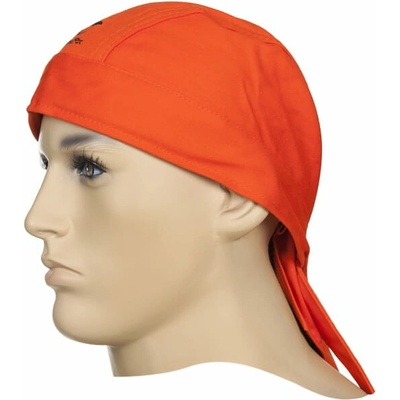 Svararena.cz šatka pod kuklu oranžová Doo-Rag Weldas