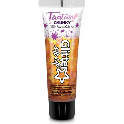 Glitrové gély Fantasy Iridescent Chunky Glitter Gels Paint Glow 12 ml