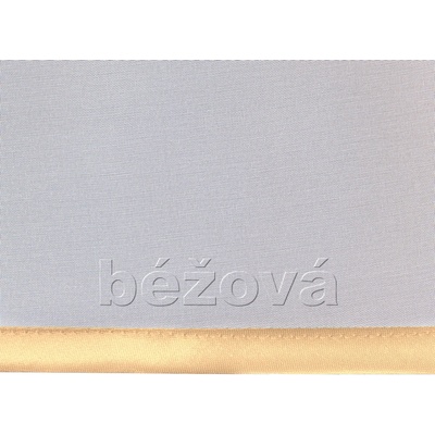 Kusová záclona Ennie - mix barev béžová 150x400