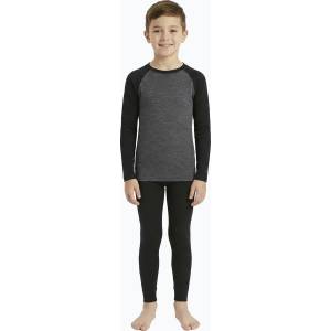 WOOLCANO Детски комплект термо бельо WOOLCANO Merino SET0982 grey