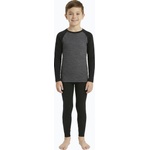 WOOLCANO Детски комплект термо бельо WOOLCANO Merino SET0982 grey