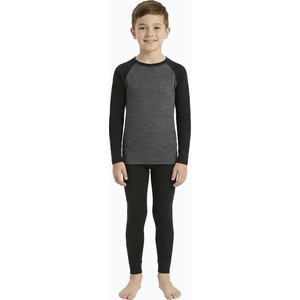 WOOLCANO Детски комплект термо бельо WOOLCANO Merino SET0982 grey