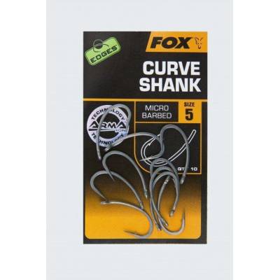 Fox Edges Curve Shank Hooks vel.5 10 ks