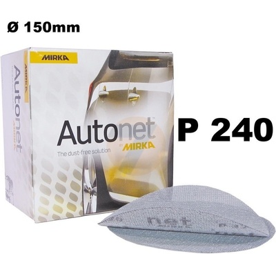 Mirka AUTONET brúsny papier P240 D150mm suchý zip