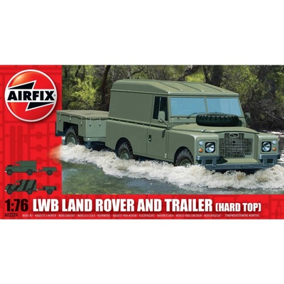 Airfix LWB Land Rover Hard Top and Trailer a02324 1:76
